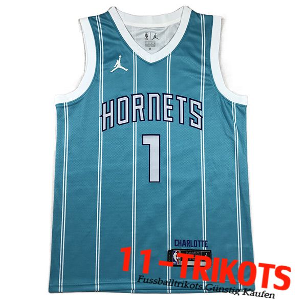 Trikots Charlotte Hornets (BALL #1) 2023/24 Hellblau