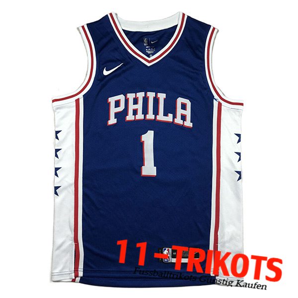 Trikots Philadelphia 76ers (HARDEN #1) 2023/24 Blau