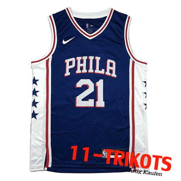 Trikots Philadelphia 76ers (EMBIID #3) 2023/24 Blau