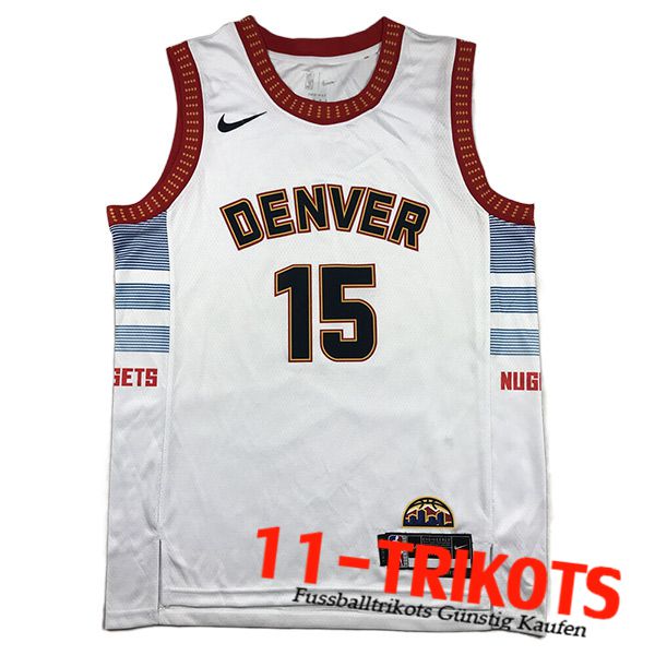 Trikots Denver Nuggets (JOKIC #15) 2023/24 Weiß