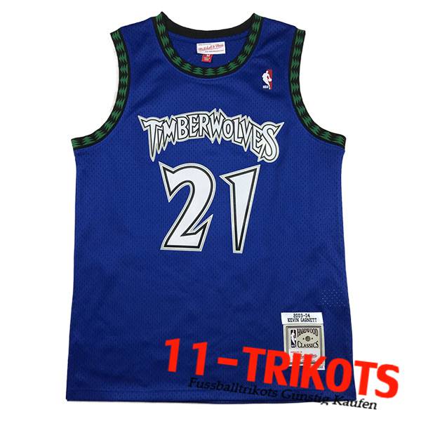 Trikots Minnesota Timberwolves (GARNETT #21) 2023/24 Blau
