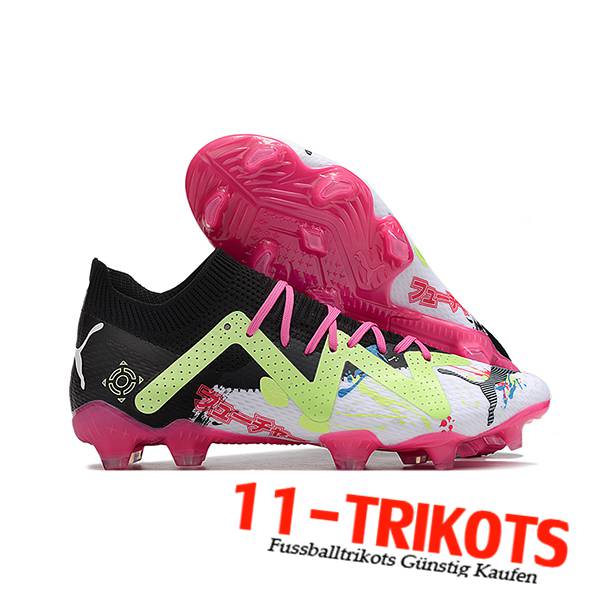 PUMA Fussballschuhe Future Ultimate FG Schwarz/Weiß/Rosa