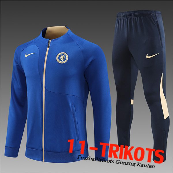 FC Chelsea Trainingsanzug (Jacke) Kinder Blau 2023/2024