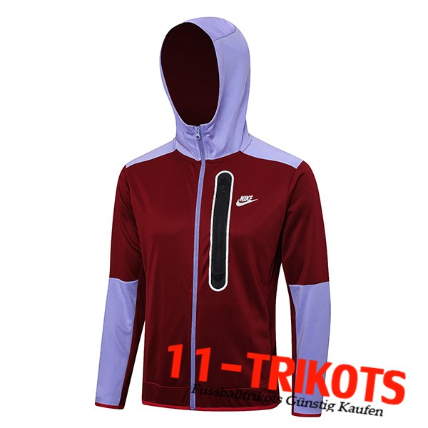 Nike Trainingsjacke Mit Kapuze Rot/lila 2023/2024