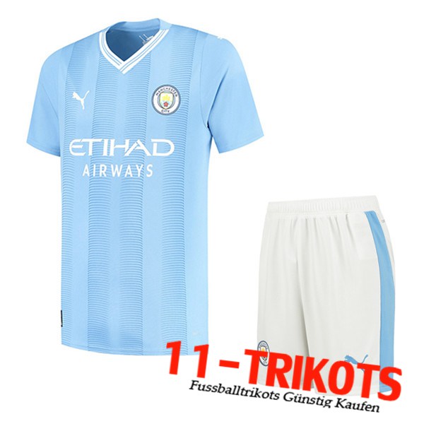 Manchester City Heimtrikot + Shorts 2023/2024