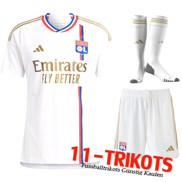 Lyon Heimtrikot (Shorts + Socken) 2023/2024