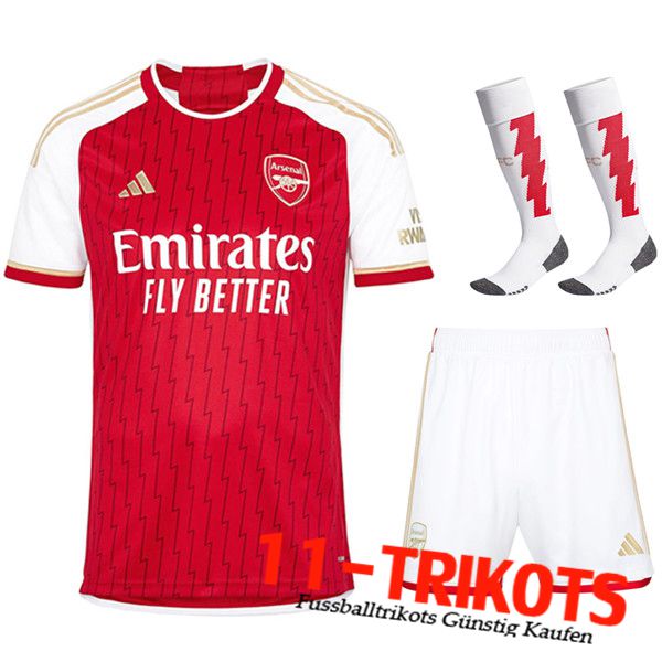 Arsenal Heimtrikot (Shorts + Socken) 2023/2024