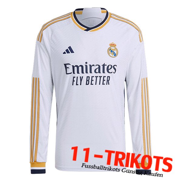 Neues Real Madrid Heimtrikot Langarm 2023/2024