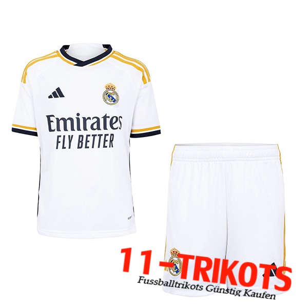 Neues Real Madrid Kinder Heimtrikot 2023/2024