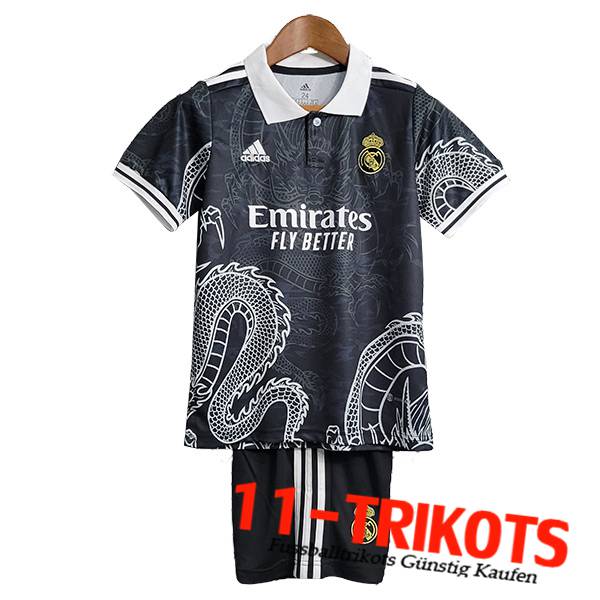 Real Madrid Fussball Trikots Kinder Special Edition Schwarz 2023/2024