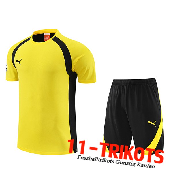 Puma Trainingstrikot + Shorts Gelb 2023/2024