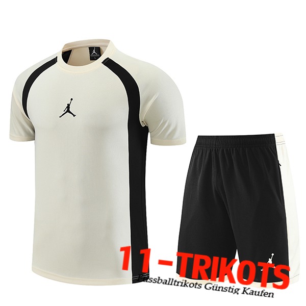 Jordan Trainingstrikot + Shorts Weiß 2023/2024
