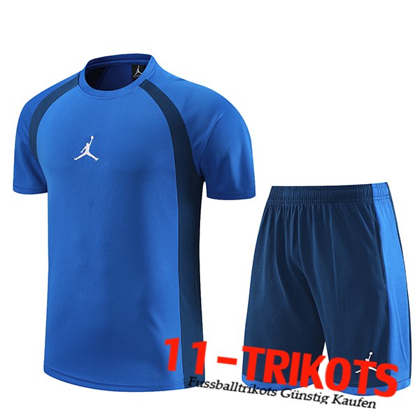 Jordan Trainingstrikot + Shorts Blau 2023/2024