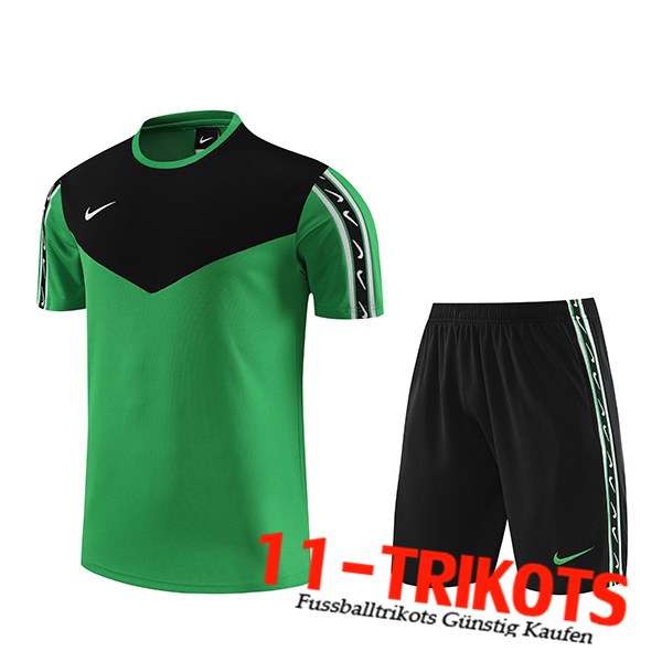 Nike Trainingstrikot + Shorts Grün 2023/2024