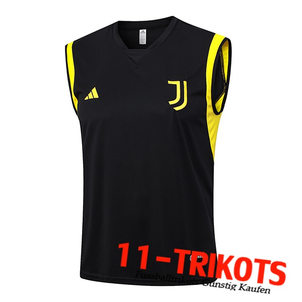 Juventus Trainings-Tanktop Schwarz 2023/2024