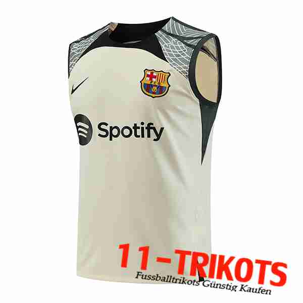 FC Barcellona Trainings-Tanktop Gelb 2023/2024 -03