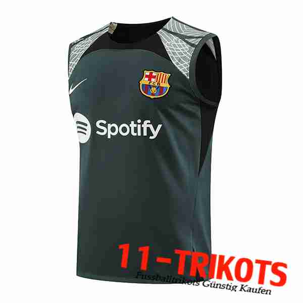 FC Barcellona Trainings-Tanktop Grün 2023/2024 -03