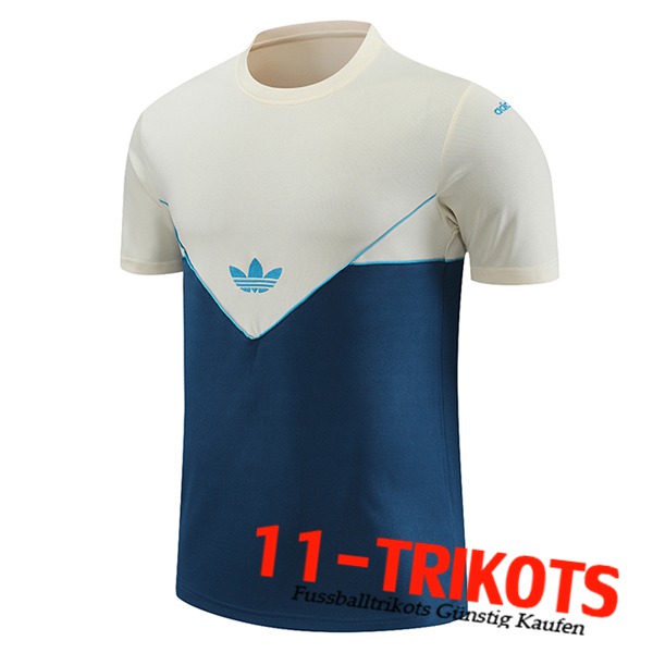 Adidas Trainingstrikot Weiß/Blau 2023/2024