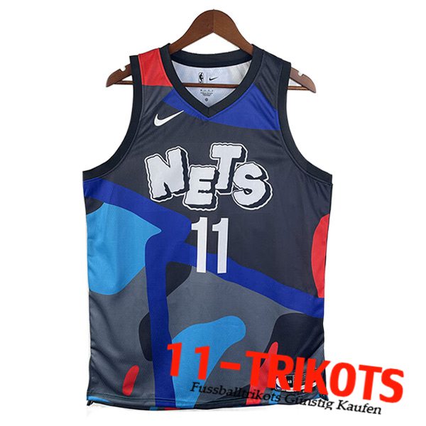 Brooklyn Nets Trikots (IRVING #11) 2023/24 Blau/Grau