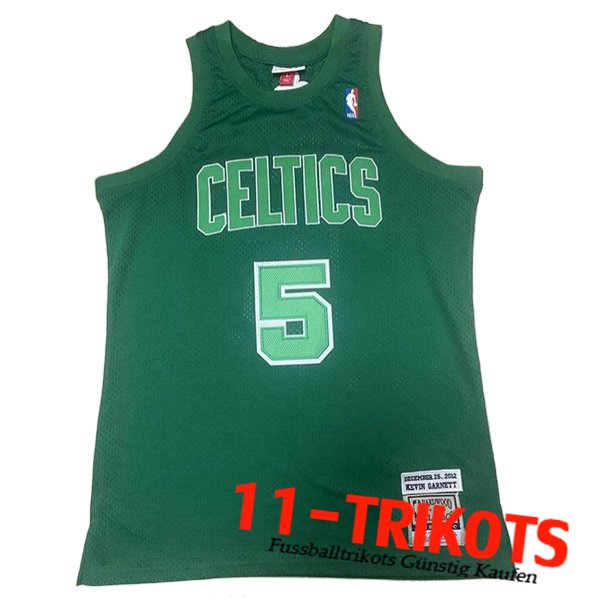 Boston Celtics Trikots (GARNETT #5) 2023/24 Grün -02