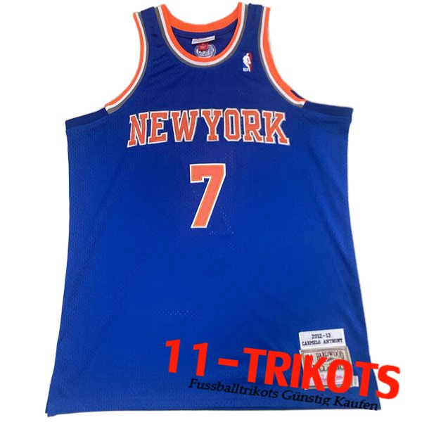 New York Knicks Trikots (ANTHONY #7) 2023/24 Blau -02
