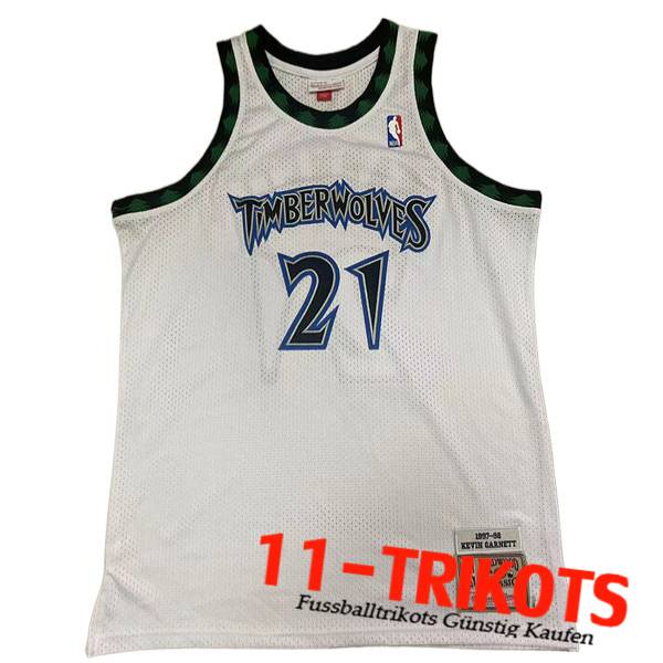 Minnesota Timberwolves Trikots (GARNETT #21) 2023/24 Weiß