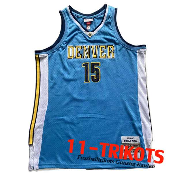 Denver Nuggets Trikots (JOKIC #15) 2023/24 Hellblau