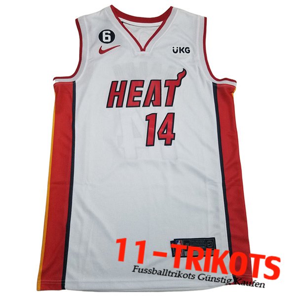 Miami Heat Trikots (HERRO #14) 2023/24 Weiß -07