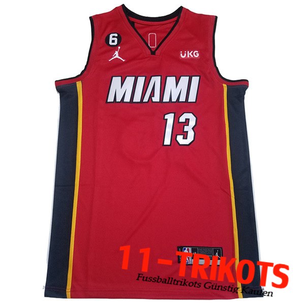 Miami Heat Trikots (ADEBAYO #13) 2023/24 Rot
