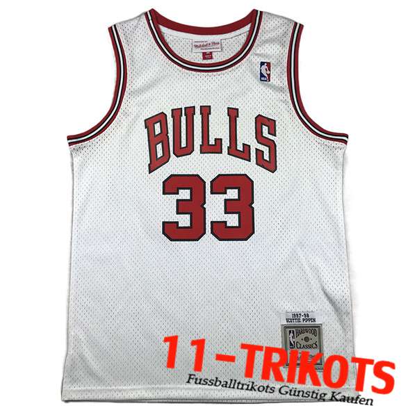 Chicago Bulls Trikots (PIPPEN #33) 2023/24 Weiß