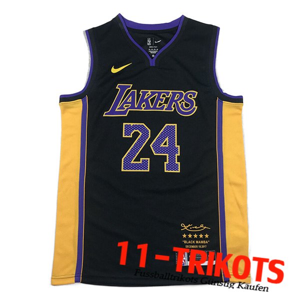 Los Angeles Lakers Trikots (BRYANT #24) 2023/24 Schwarz -02