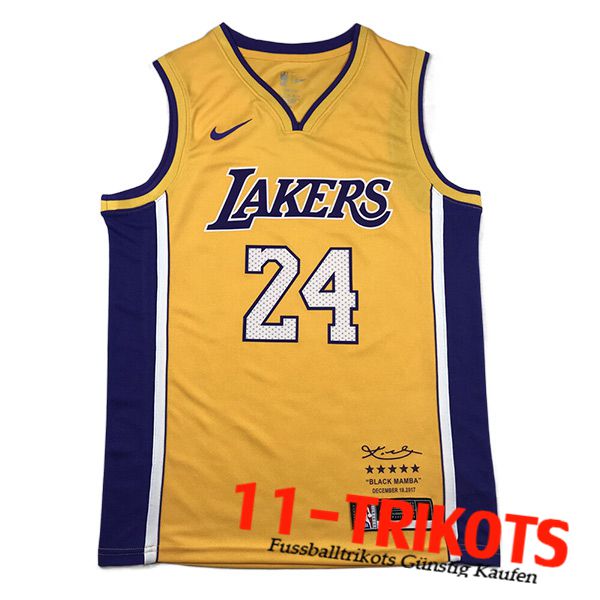 Los Angeles Lakers Trikots (BRYANT #24) 2023/24 Gelb -02
