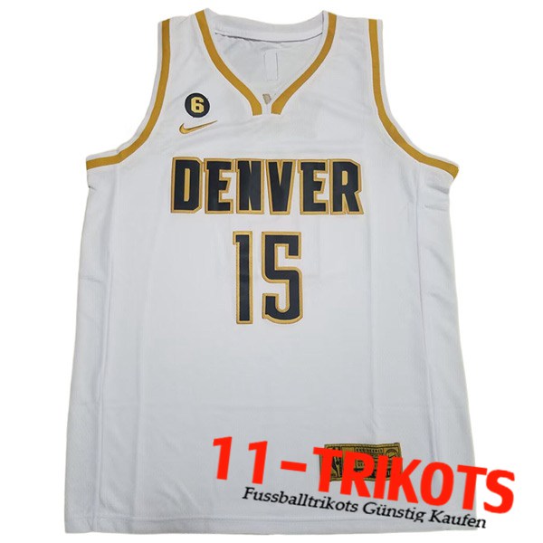Denver Nuggets Trikots (JOKIC #15) 2023/24 Weiß -03