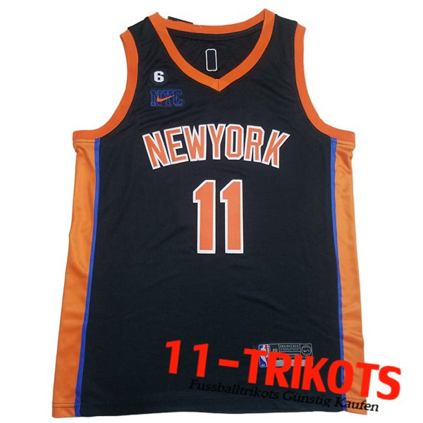 New York Knicks Trikots (BRUNSON #11) 2023/24 Schwarz -03