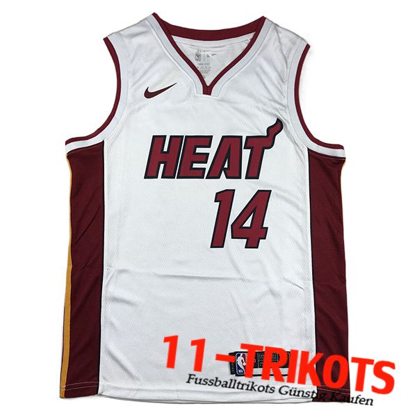 Miami Heat Trikots (HERRO #14) 2023/24 Weiß -06