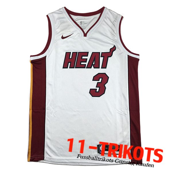 Miami Heat Trikots (WADE #3) 2023/24 Weiß