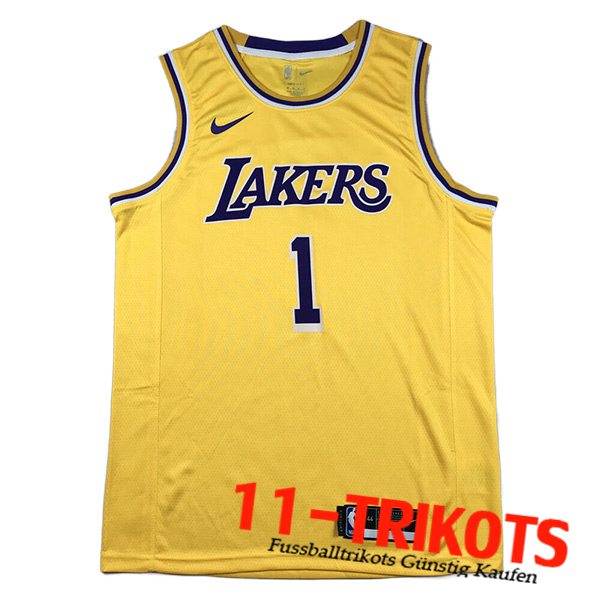 Los Angeles Lakers Trikots (RUSSELL #1) 2023/24 Gelb
