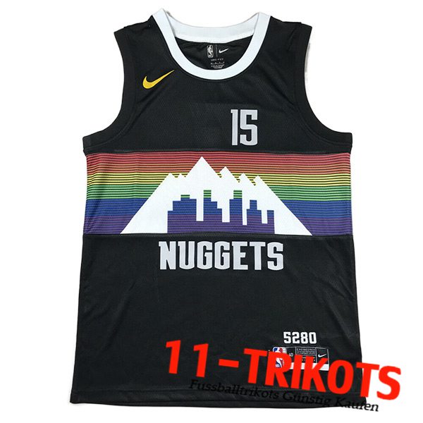 Denver Nuggets Trikots (JOKIC #15) 2023/24 Schwarz -02