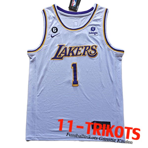 Los Angeles Lakers Trikots (RUSSELL #1) 2023/24 Weiß
