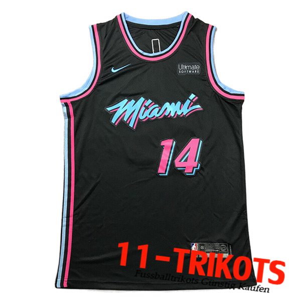 Miami Heat Trikots (HERRO #14) 2023/24 Schwarz -04