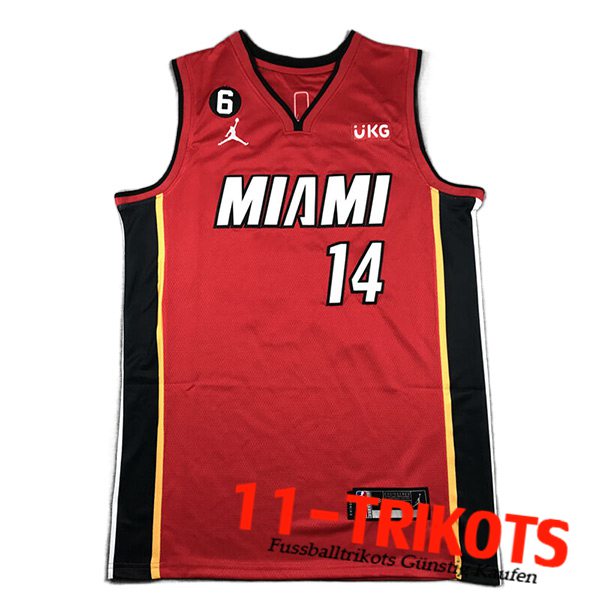 Miami Heat Trikots (HERRO #14) 2023/24 Rot -02
