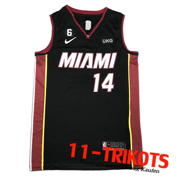 Miami Heat Trikots (HERRO #14) 2023/24 Schwarz -03