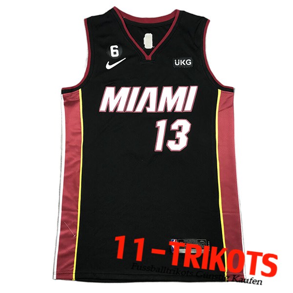 Miami Heat Trikots (ADEBAYO #13) 2023/24 Schwarz -03