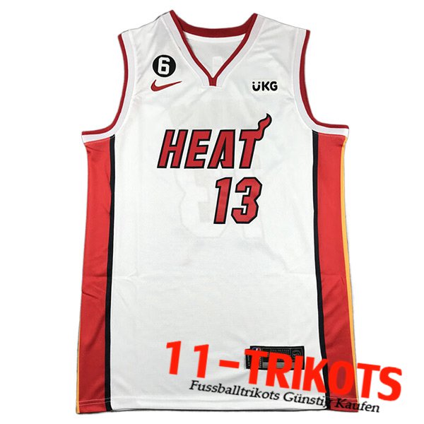 Miami Heat Trikots (ADEBAYO #13) 2023/24 Weiß -04