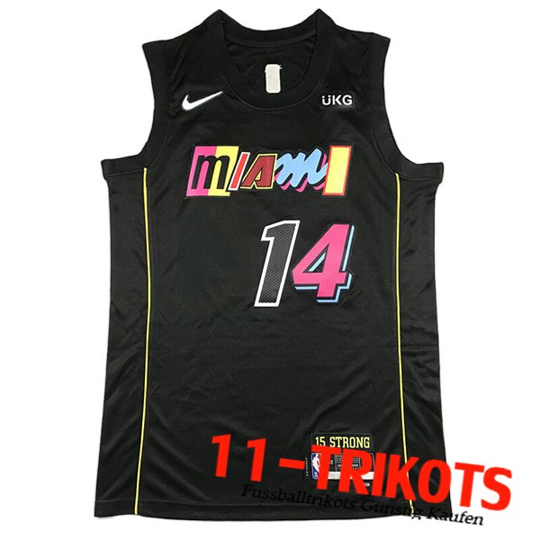 Miami Heat Trikots (HERRO #14) 2023/24 Schwarz -02