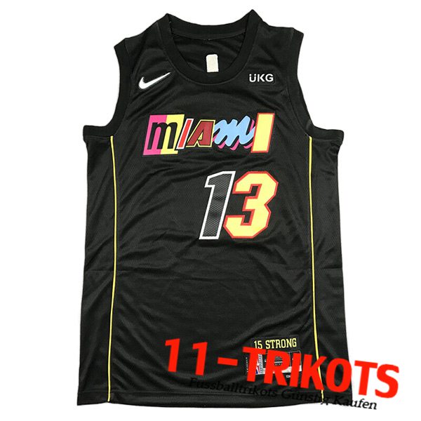 Miami Heat Trikots (ADEBAYO #13) 2023/24 Schwarz -02