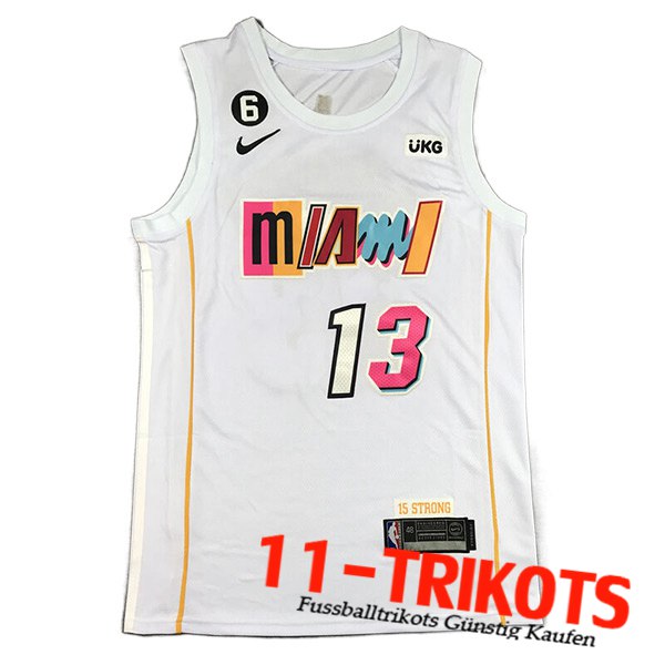 Miami Heat Trikots (ADEBAYO #13) 2023/24 Weiß -03