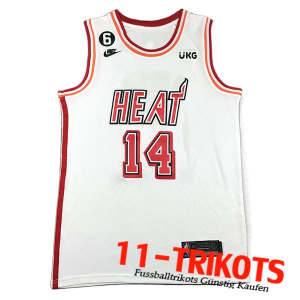 Miami Heat Trikots (HERRO #14) 2023/24 Weiß -03