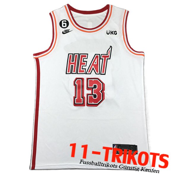 Miami Heat Trikots (ADEBAYO #13) 2023/24 Weiß -02