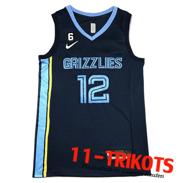 Memphis Grizzlies Trikots (MORANT #12) 2023/24 Blau